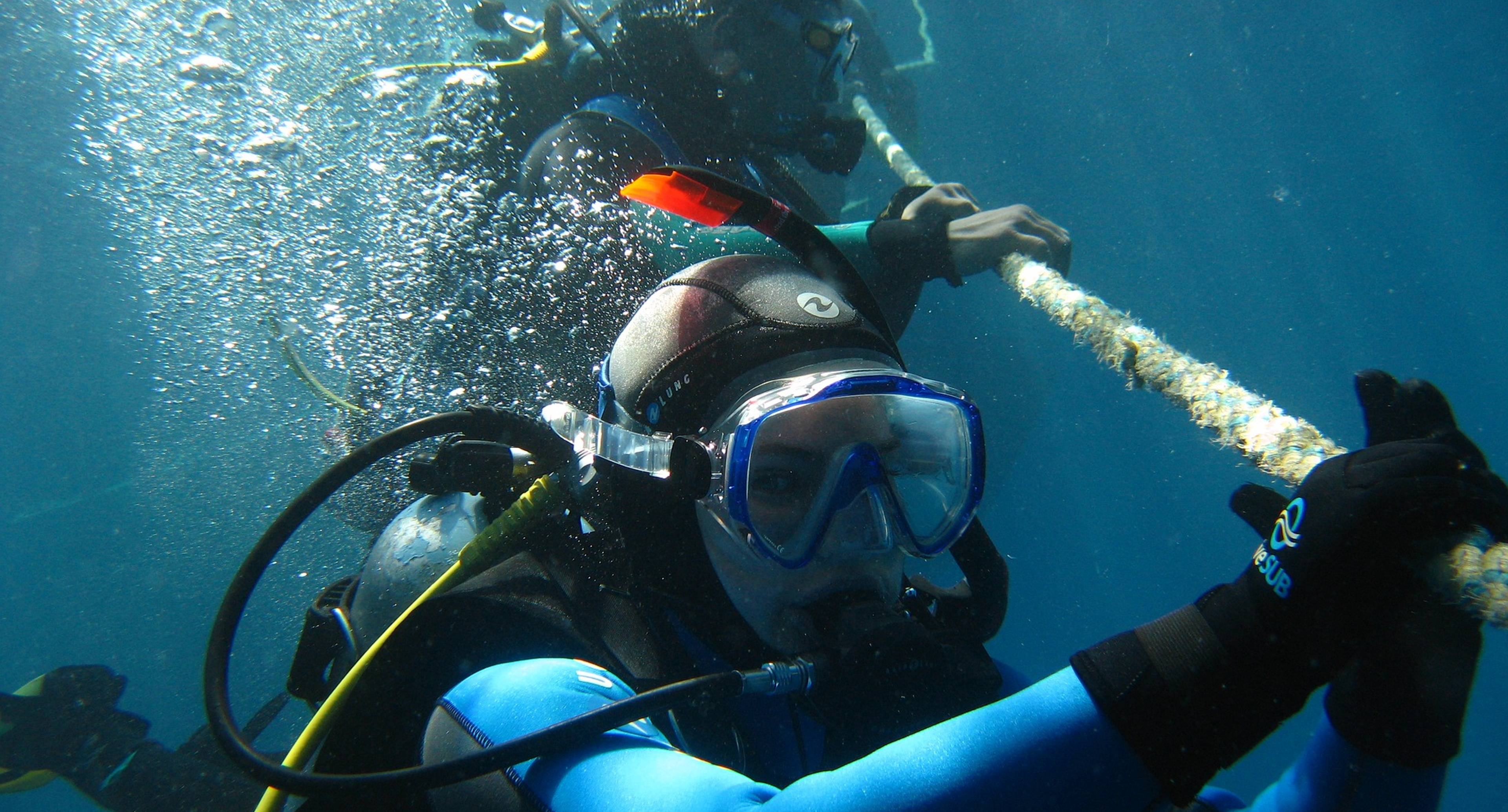 Diving under Tuapse