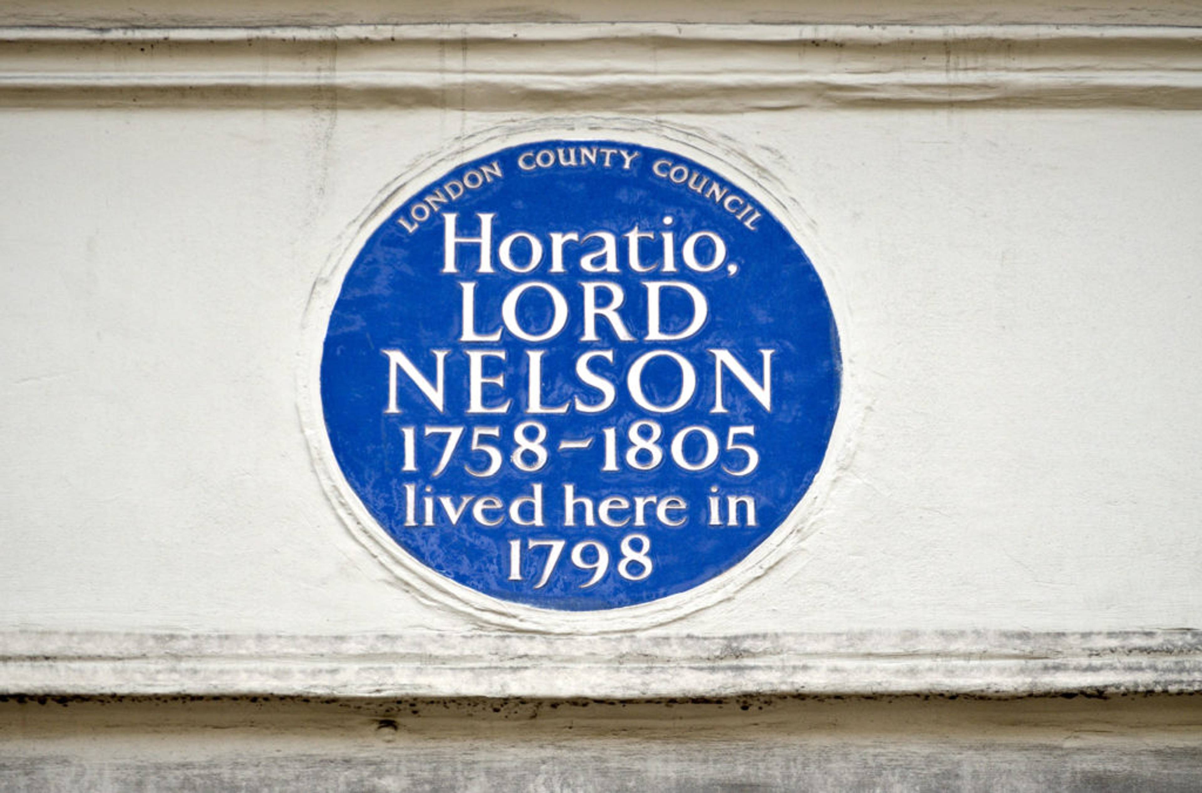 Nelson's house on New Bond Street