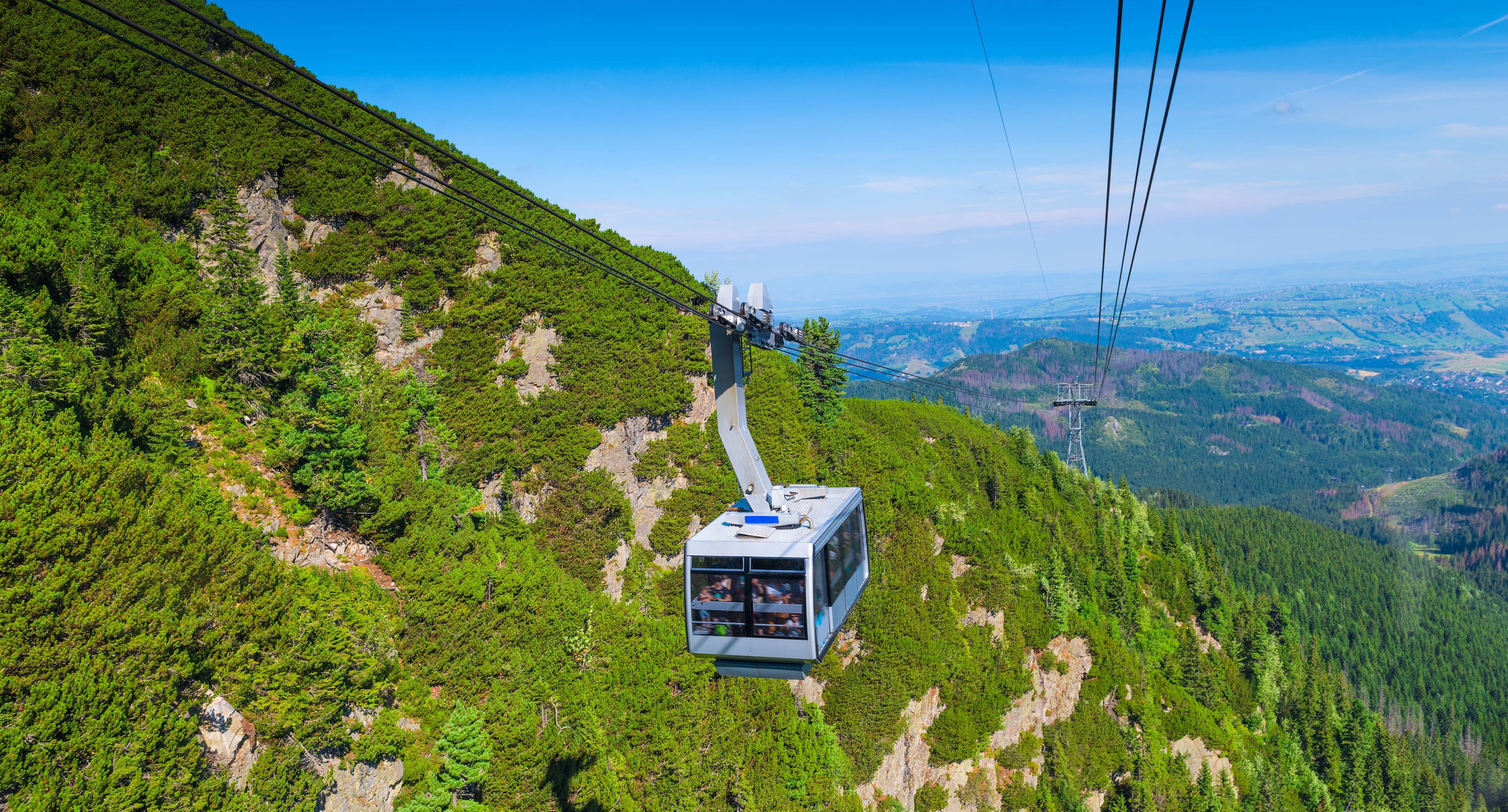 A Cable-Car Journey Into the Clouds Like Something Out of a 007 Film