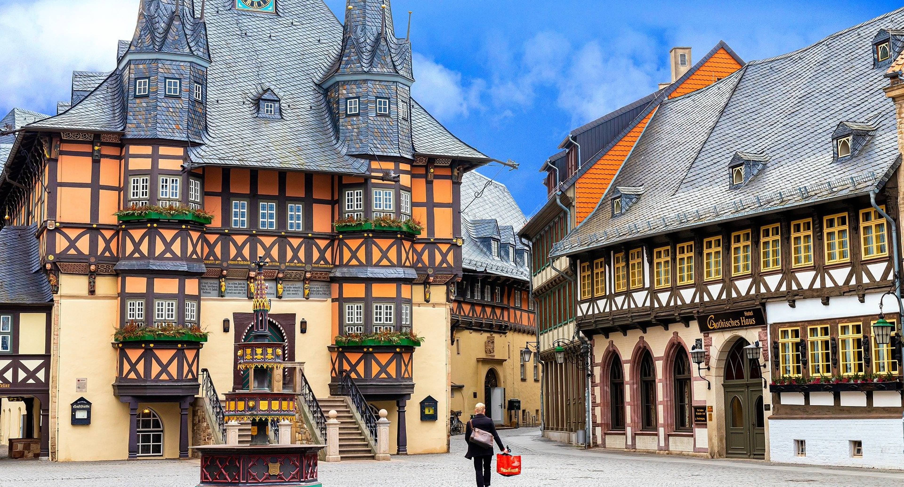 Quedlinburg, a Hanging Bridge, and Wernigerode Castle 