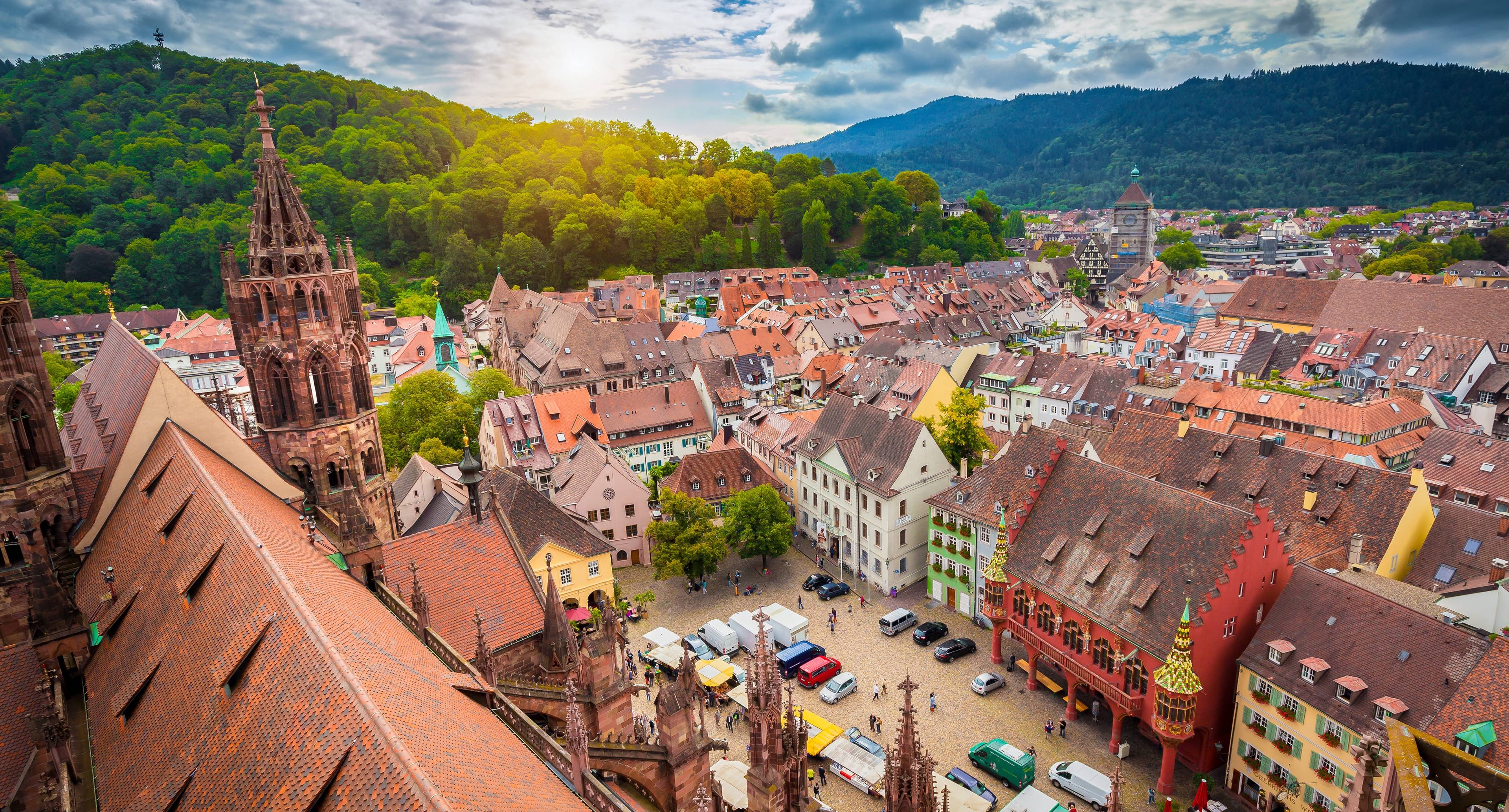 Freiburg Im Breisgau, a Towering Waterfall and a Lake to Be Captain for a Day