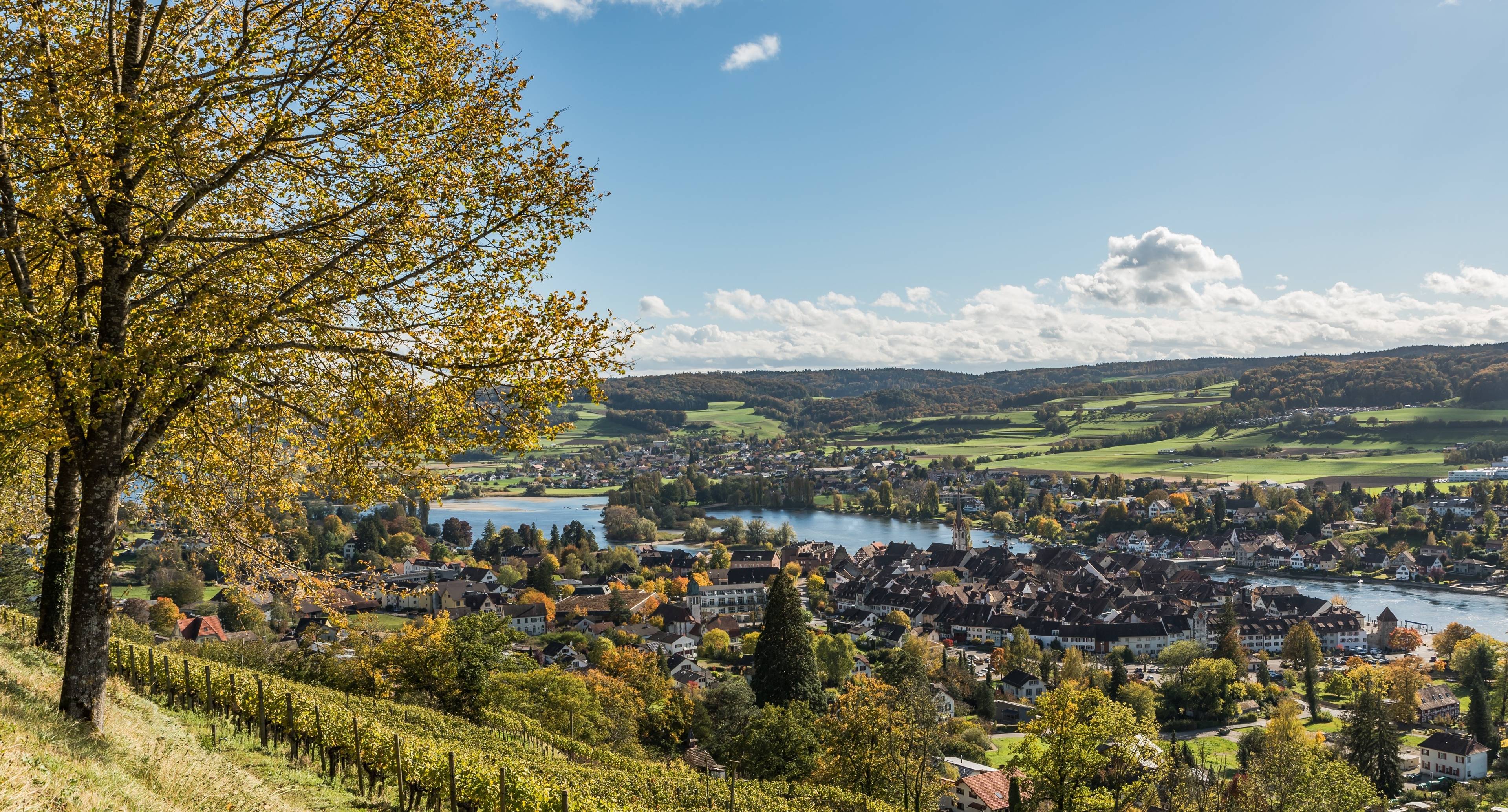 Lake Constance and the Medieval Town of Stein Am Rhein