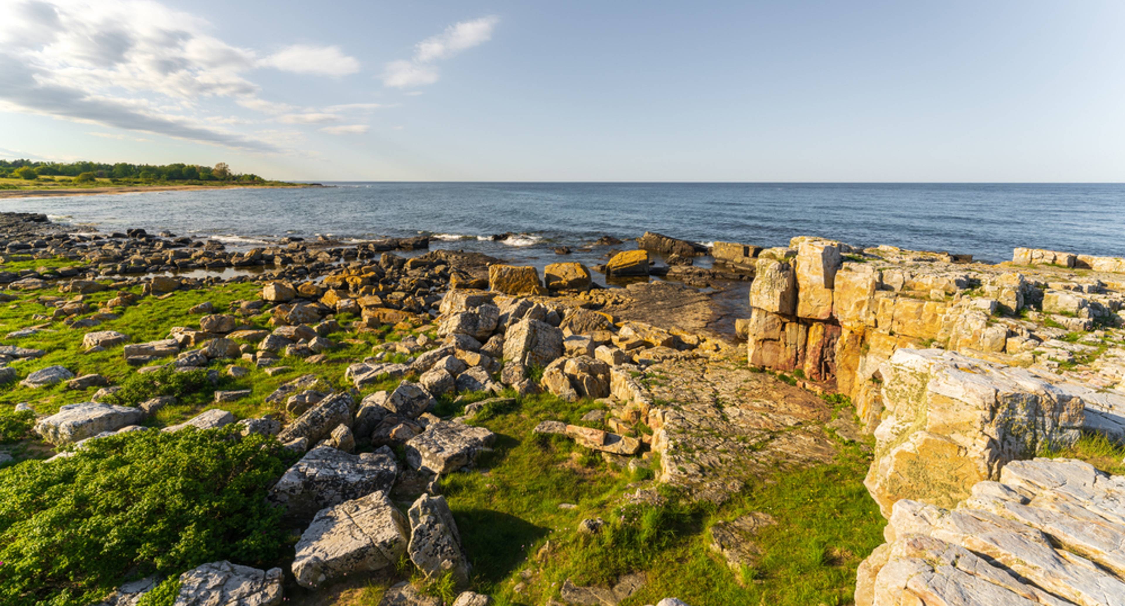 Southernmost Spot with Ancient Buildings, Artificial Ruin, Monastery, Stony Cliffside, & Waterfall