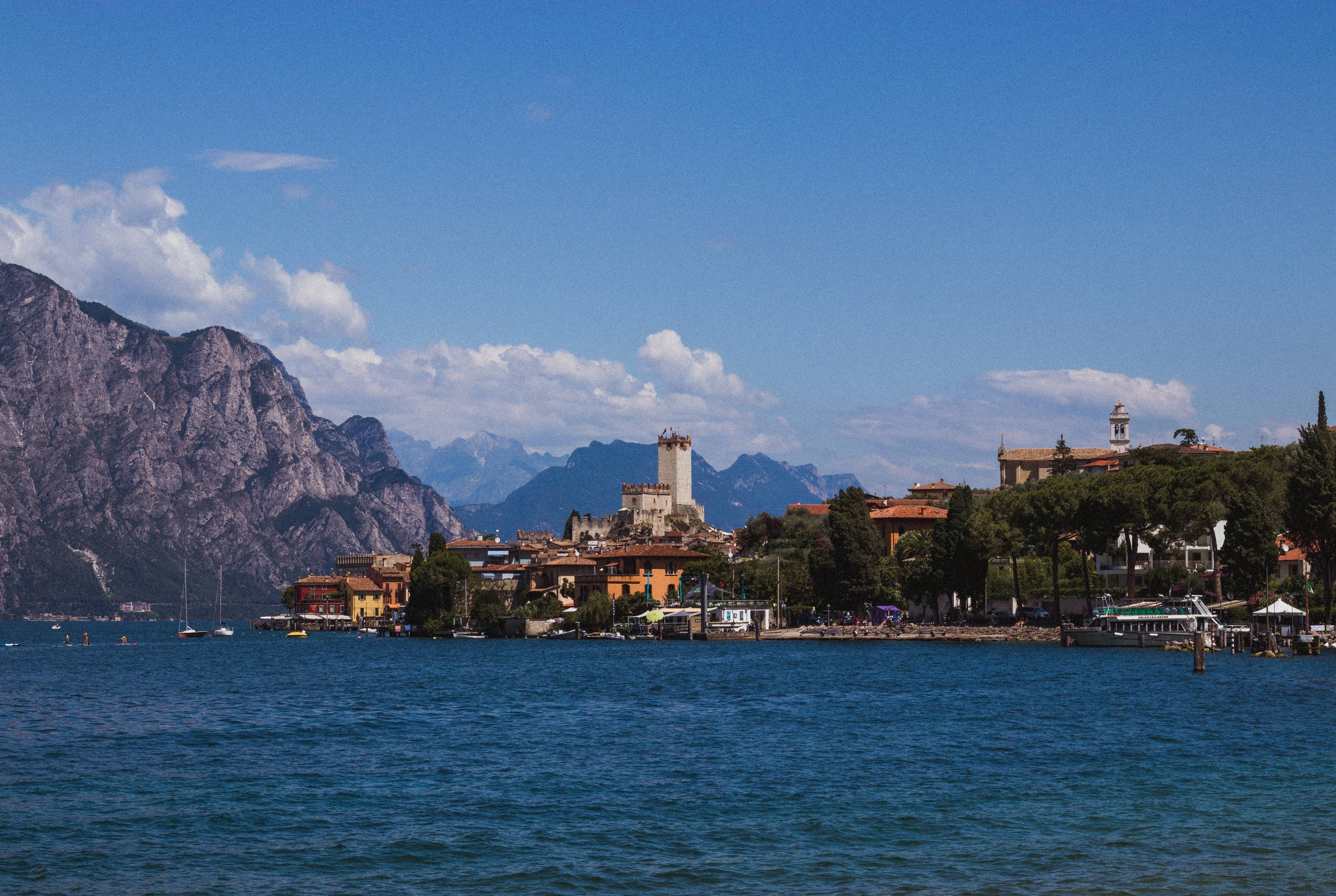 Lake Garda From Above, Malcesine Castles and Wines