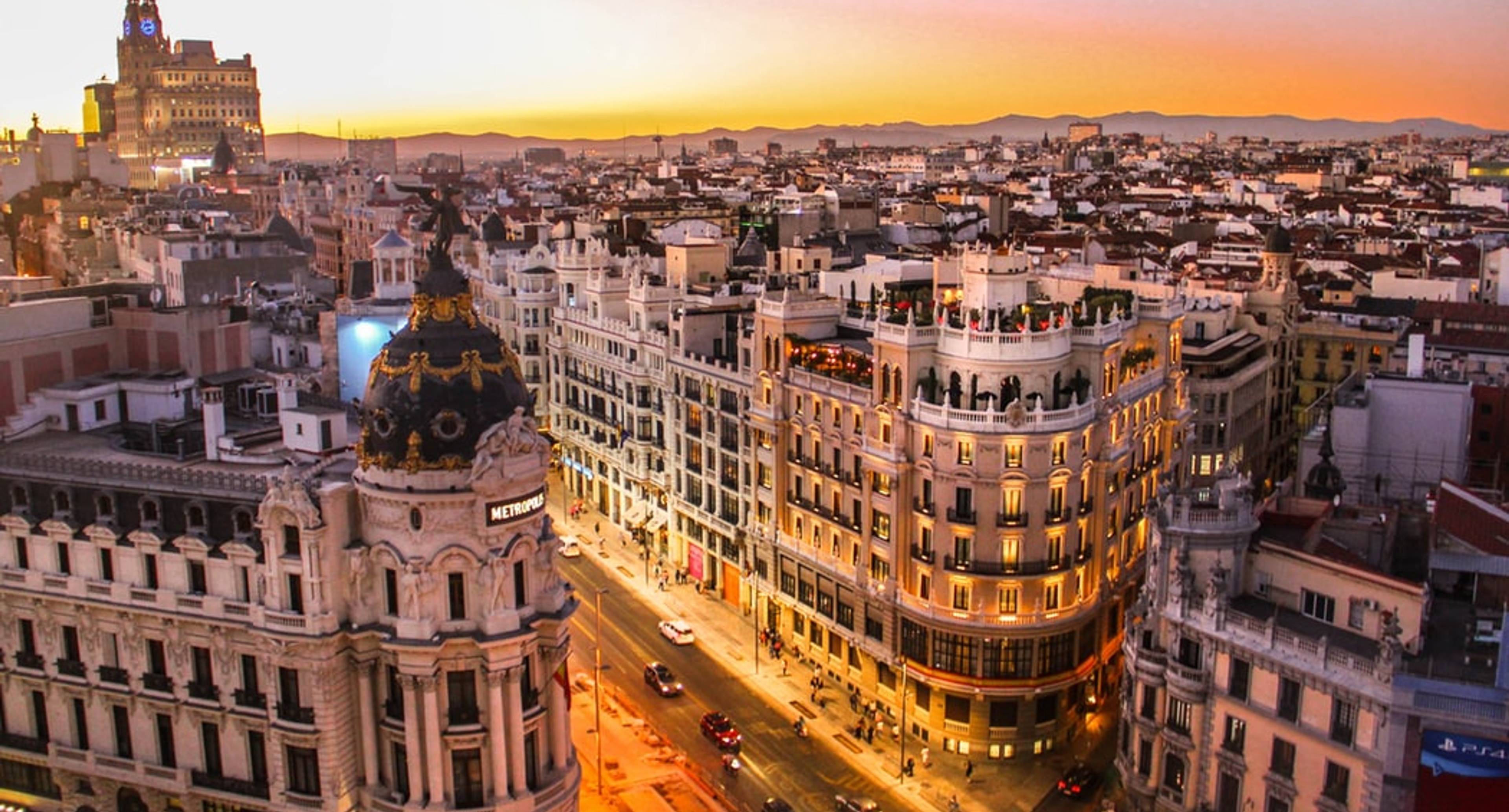 La colorida capital de España