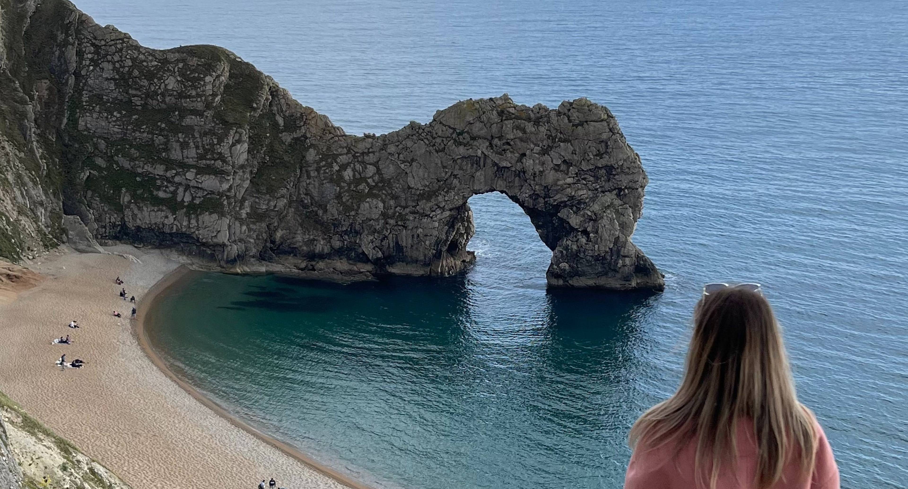 Durdle Door and the Isle of Portland