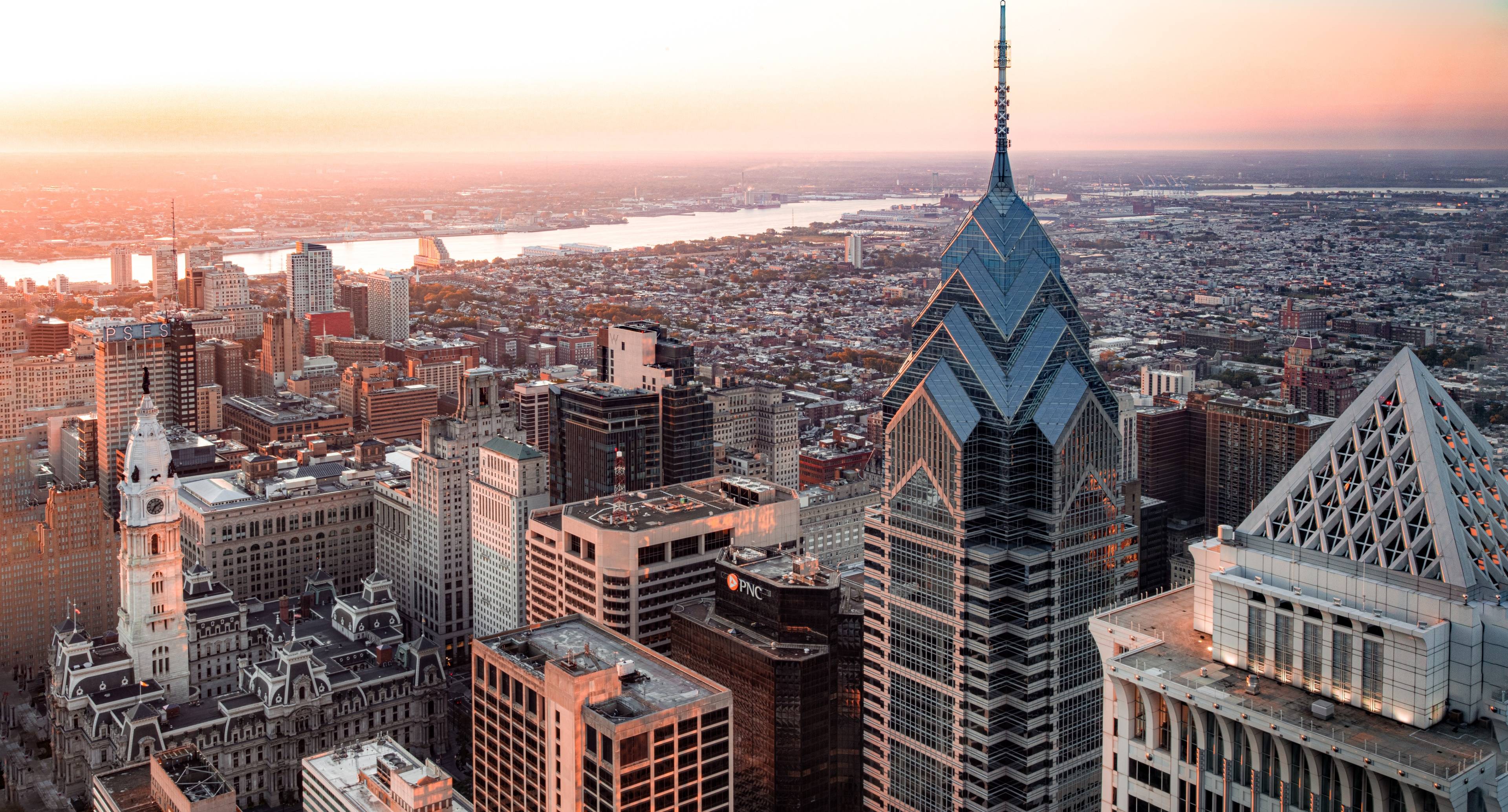 Amerikas bemerkenswerte Wahrzeichen in Philadelphia