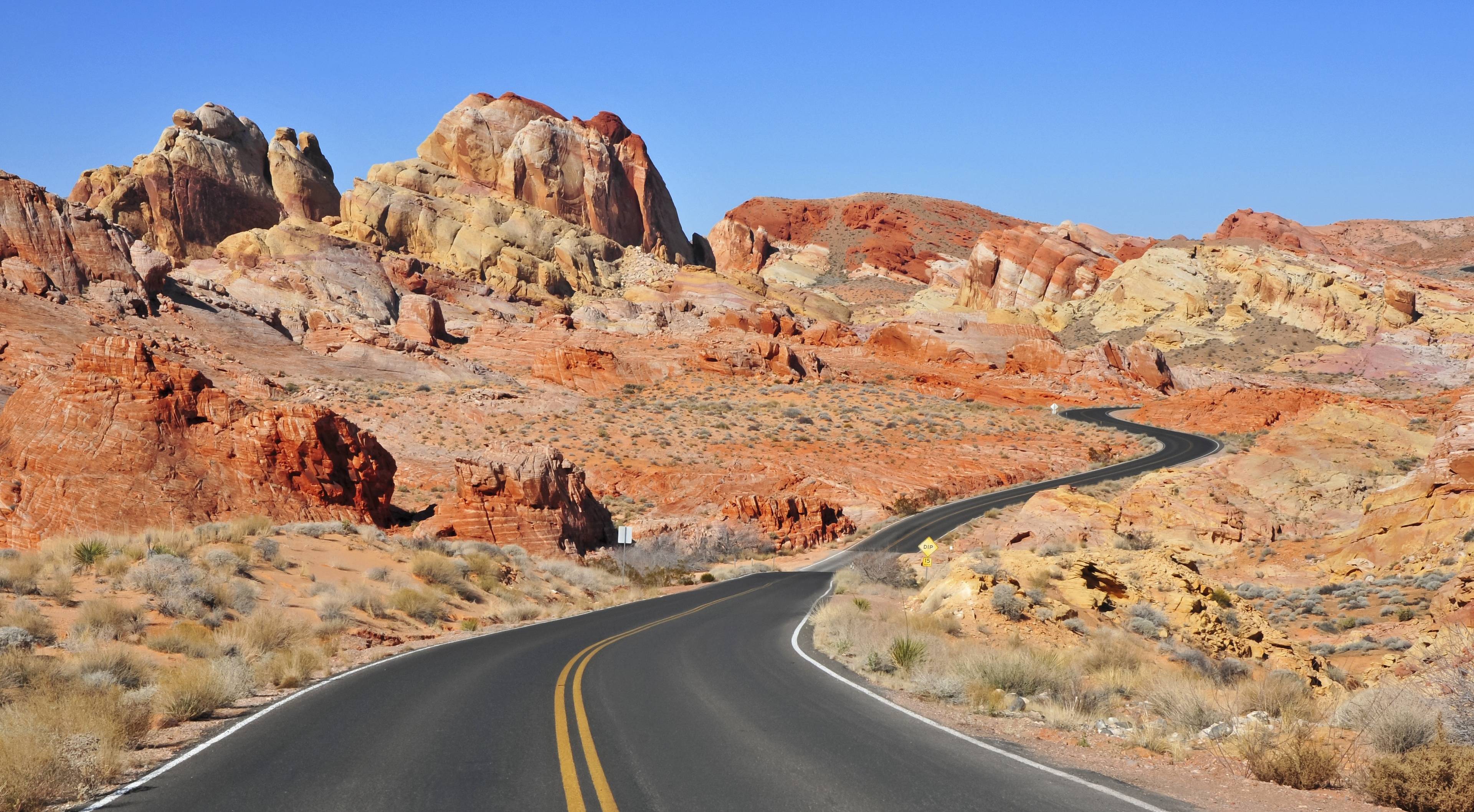 Route panoramique de Red Rock Canyon NCA