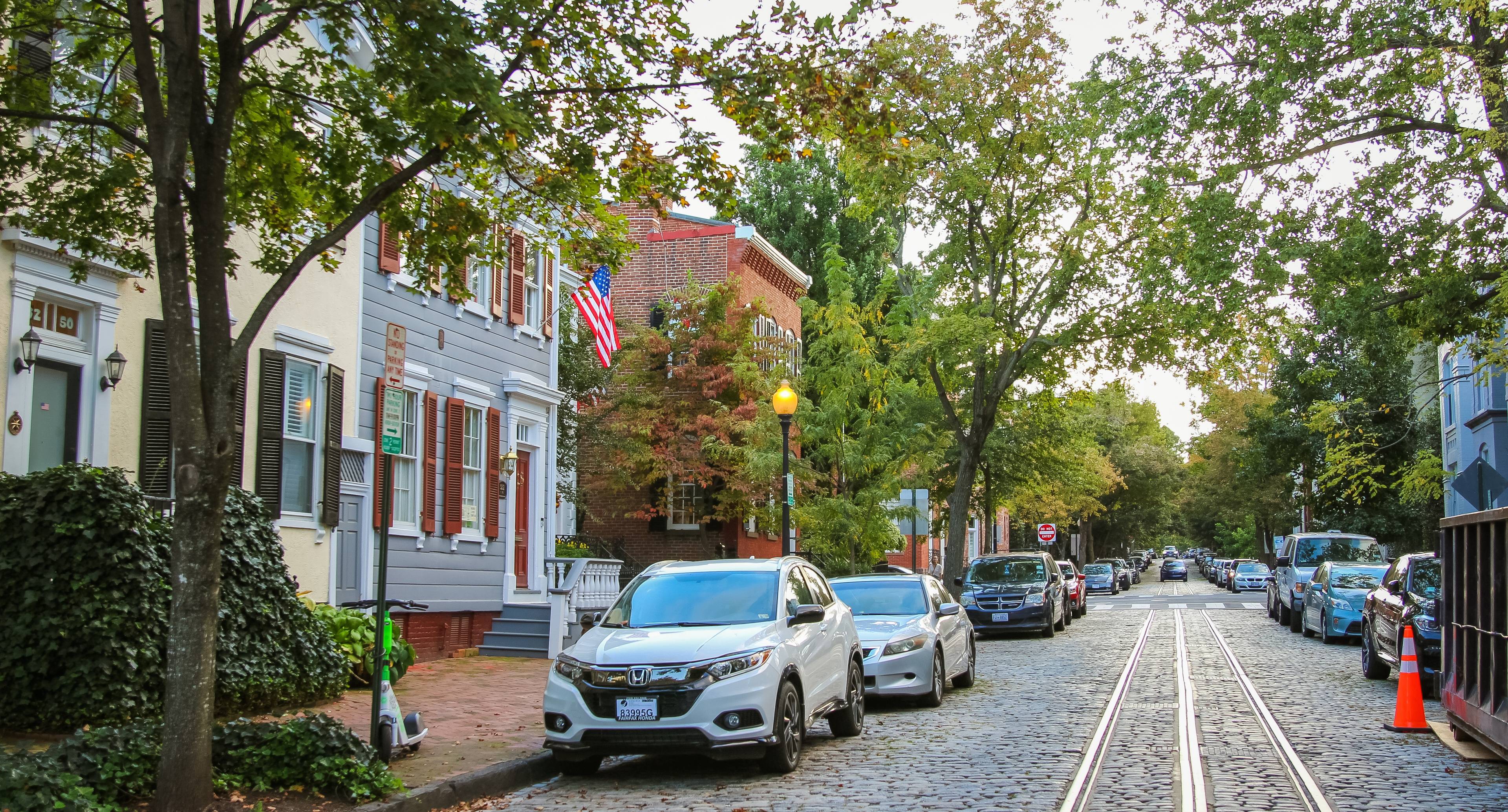 Morgens in Georgetown und den Küstenstädten des Nordostens