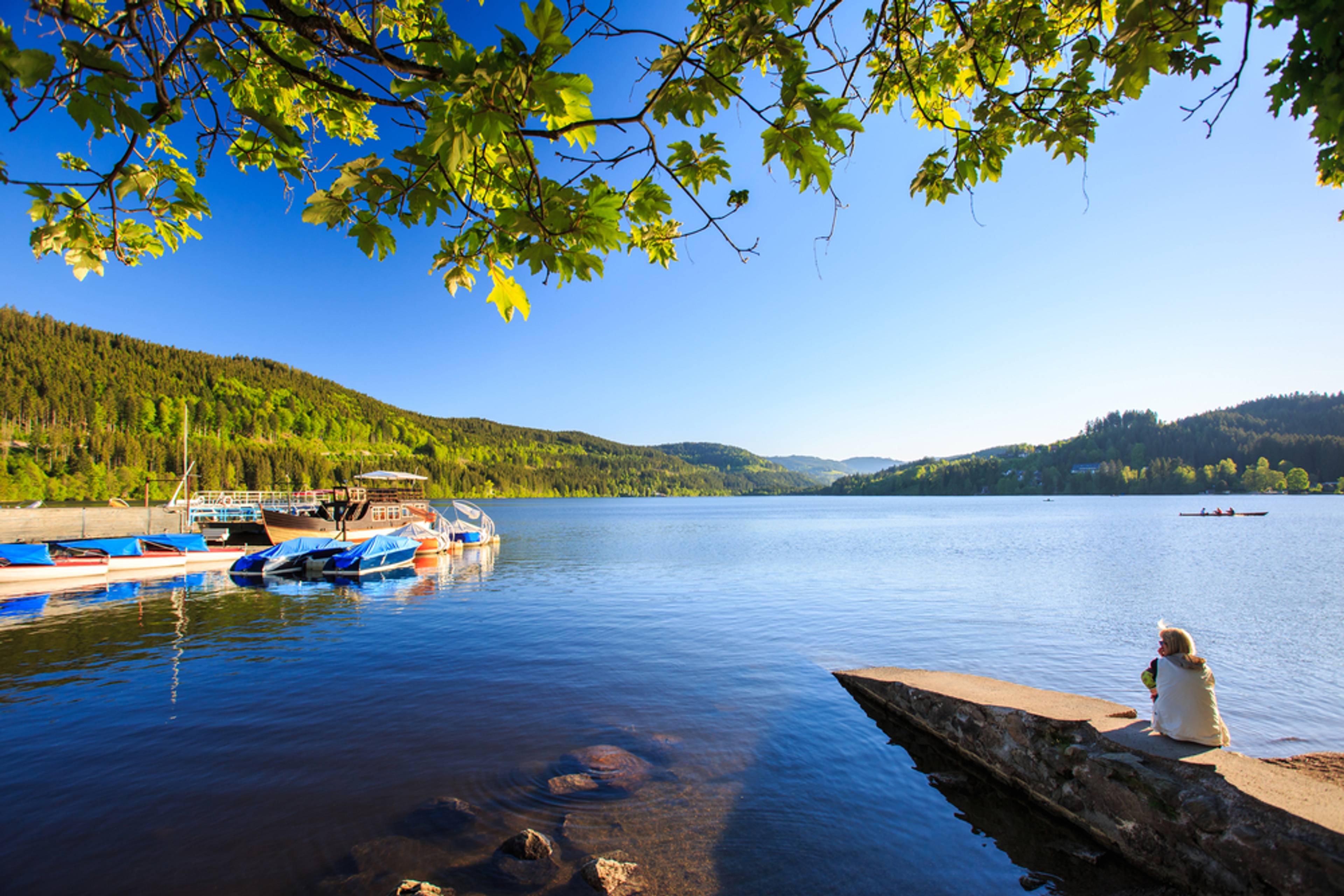 Parking Lot by the Kurpark in Titisee