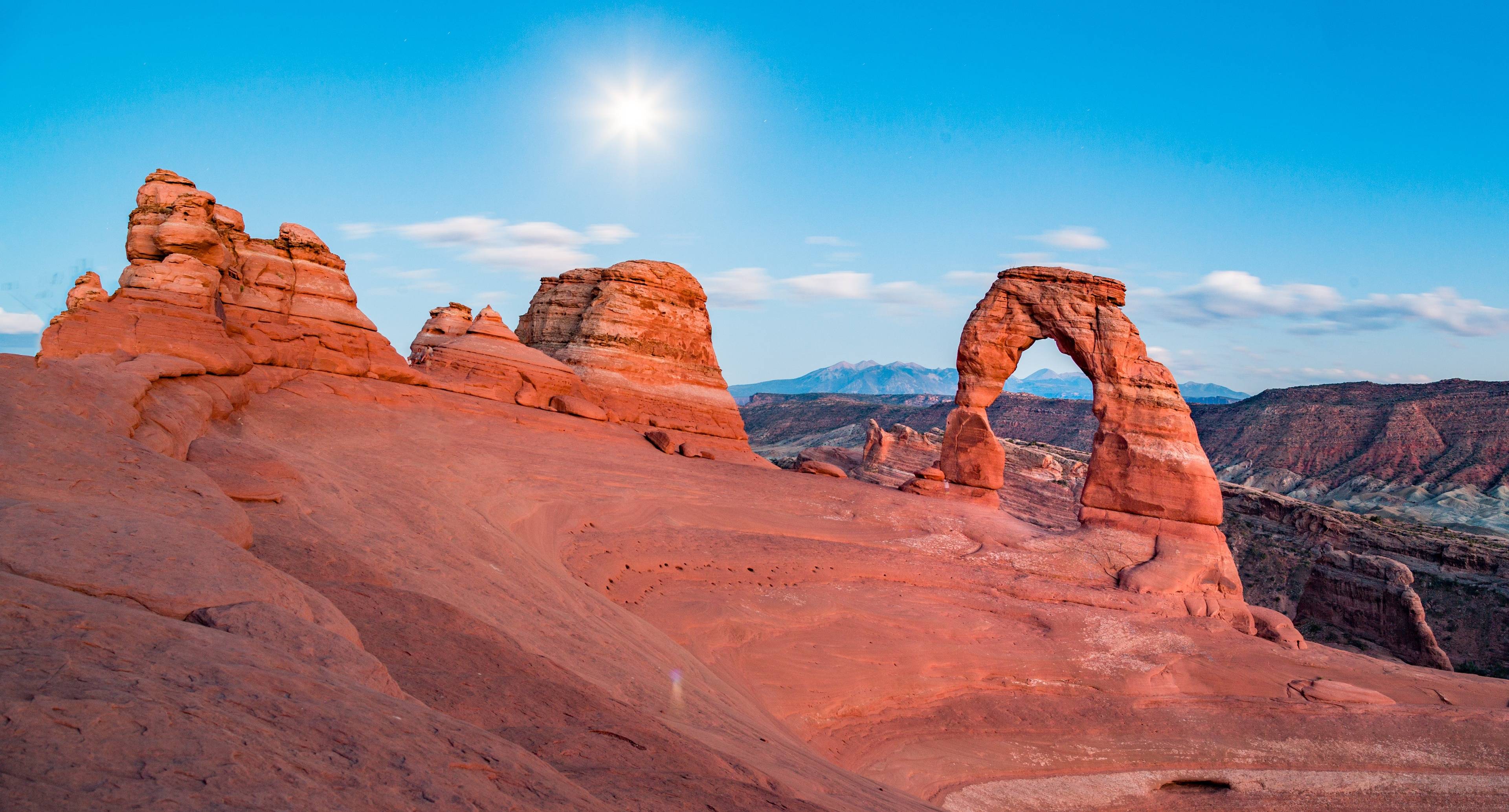 Explore Fantasy Canyon, Moonshine Arch, and Dinosaur Tracks