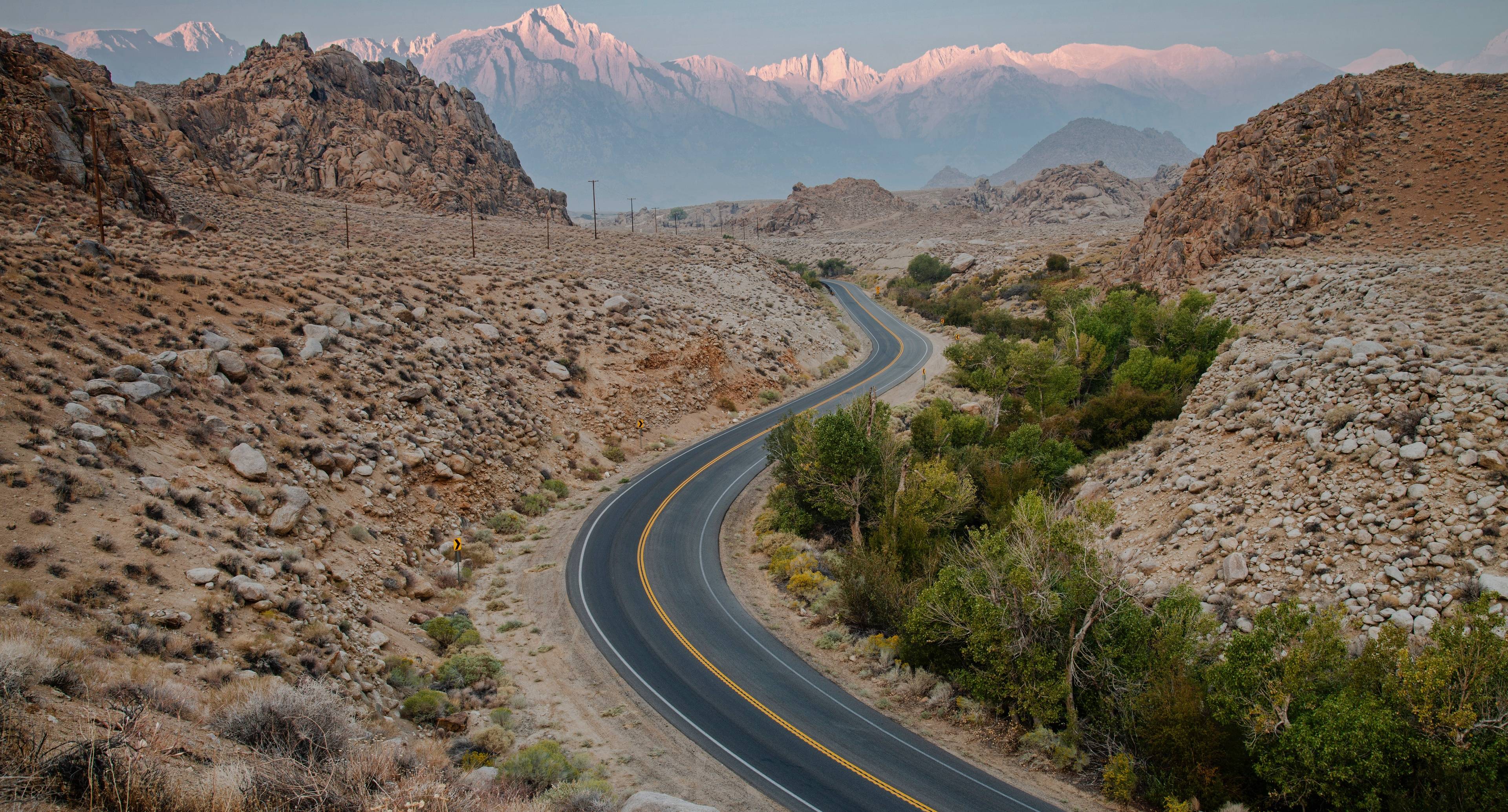 Furnace Creek, Nevada to Mammoth Lakes, California