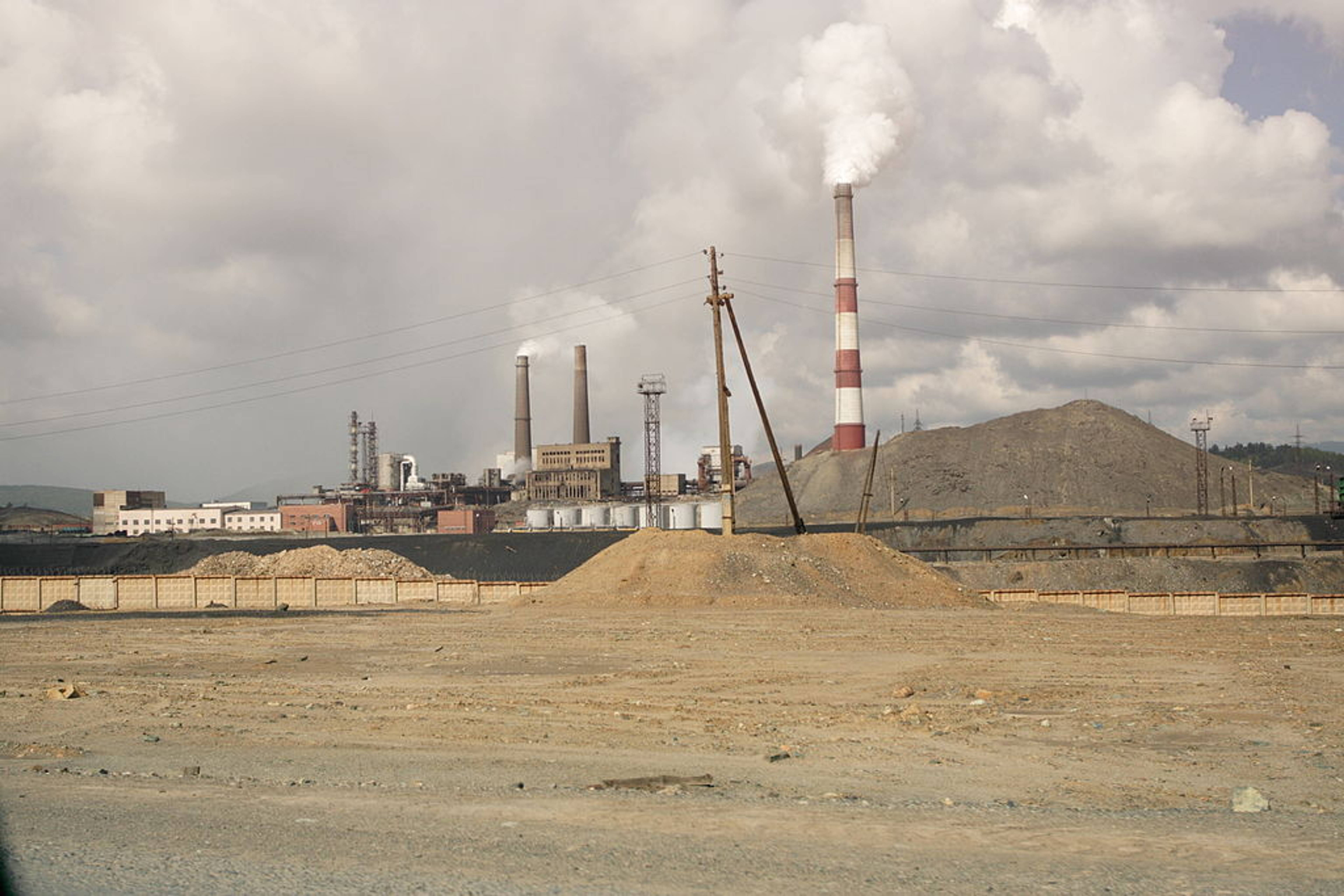 Quay of Karabash pond