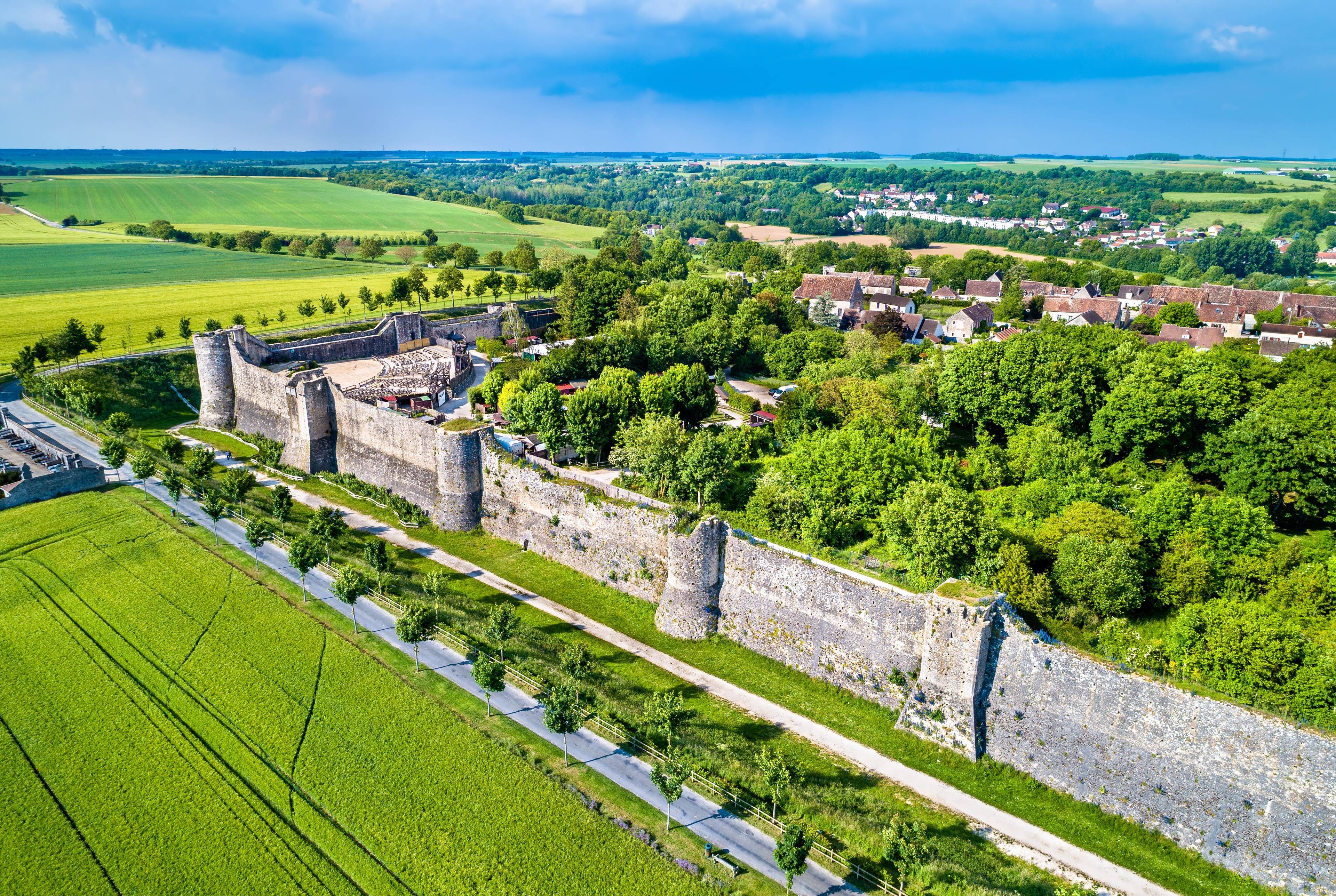 Medieval Castles to the East from Paris