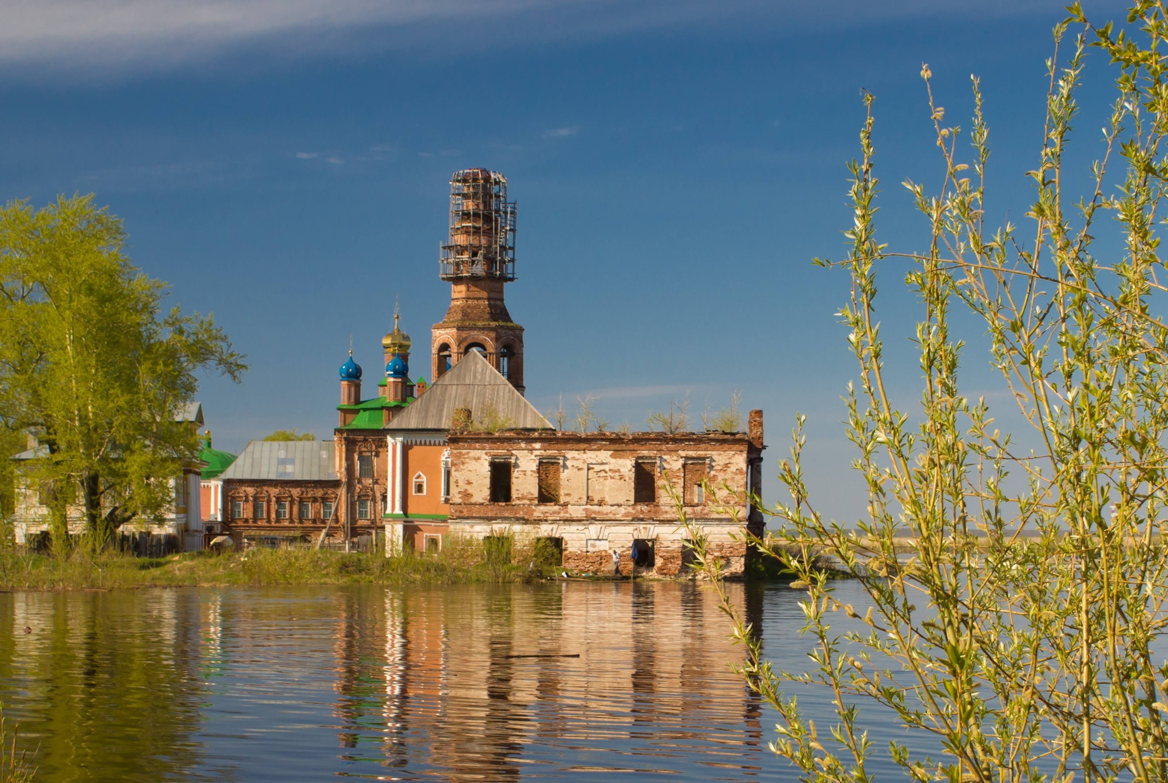 To the north of Perm Krai: Berezniki, Usolye, Solikamsk