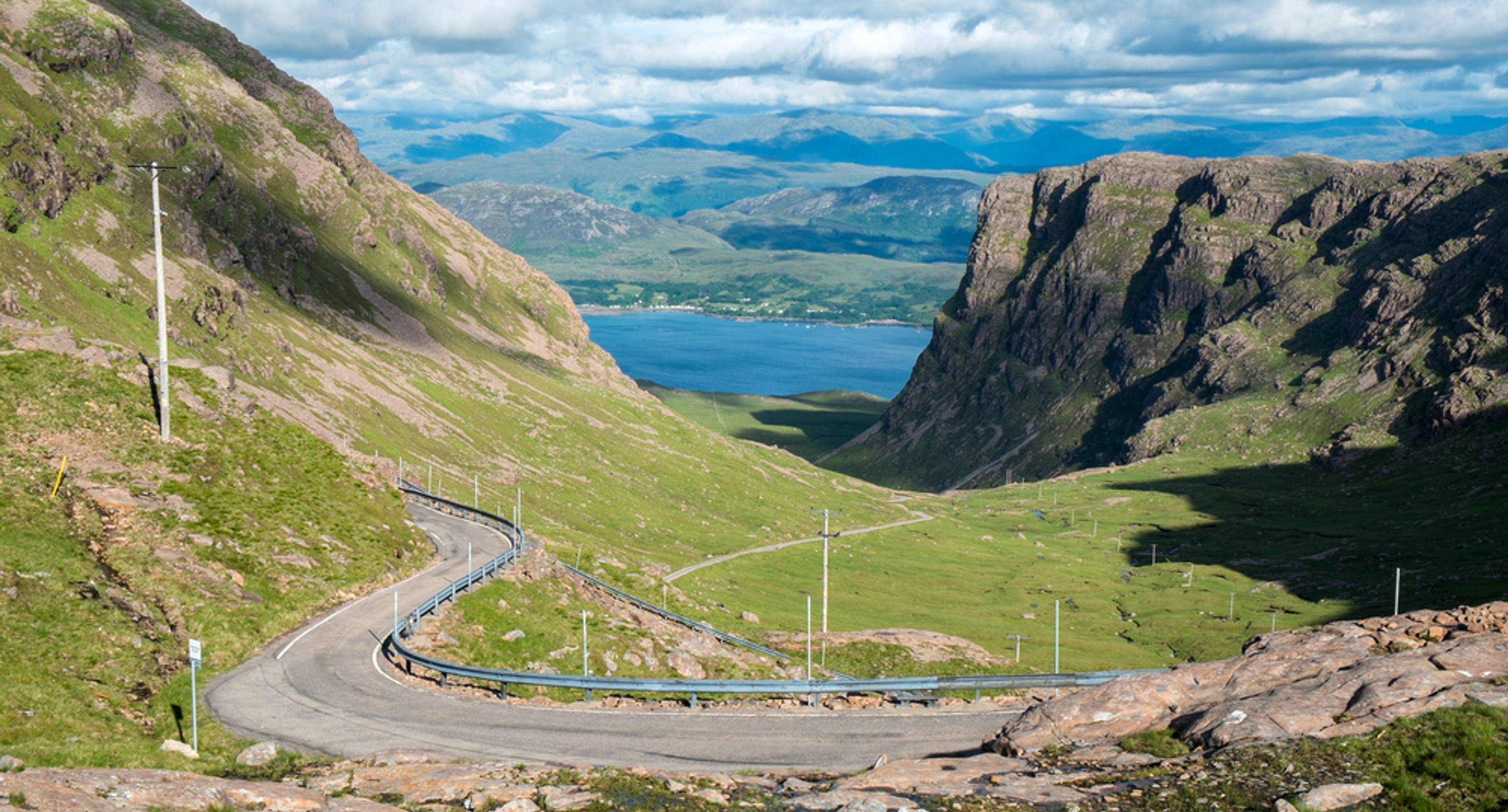 Driving on the roof of Scotland