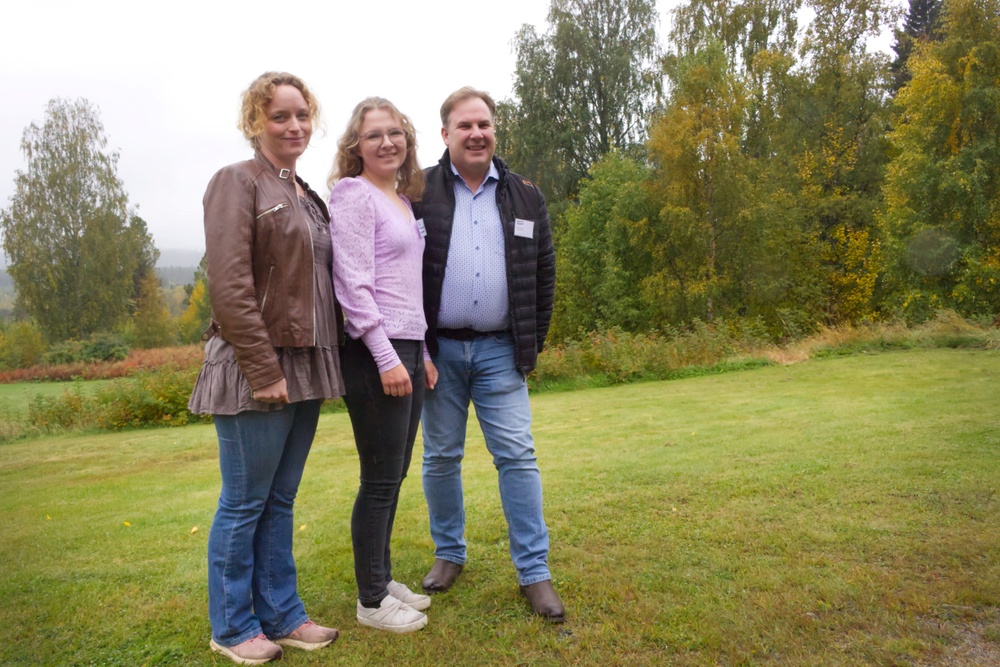 Jennifer Erlandsson, Theresia Sandahl och Robert Danielsson från Landsbygsdröm guidade åhörarna kring deras tankar vilka framgångsrecept som behövs för att utveckla landsbygden.