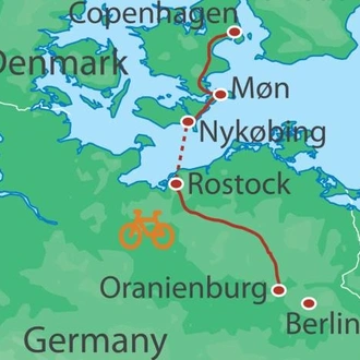 tourhub | UTracks | Berlin to Copenhagen by Bike | Tour Map