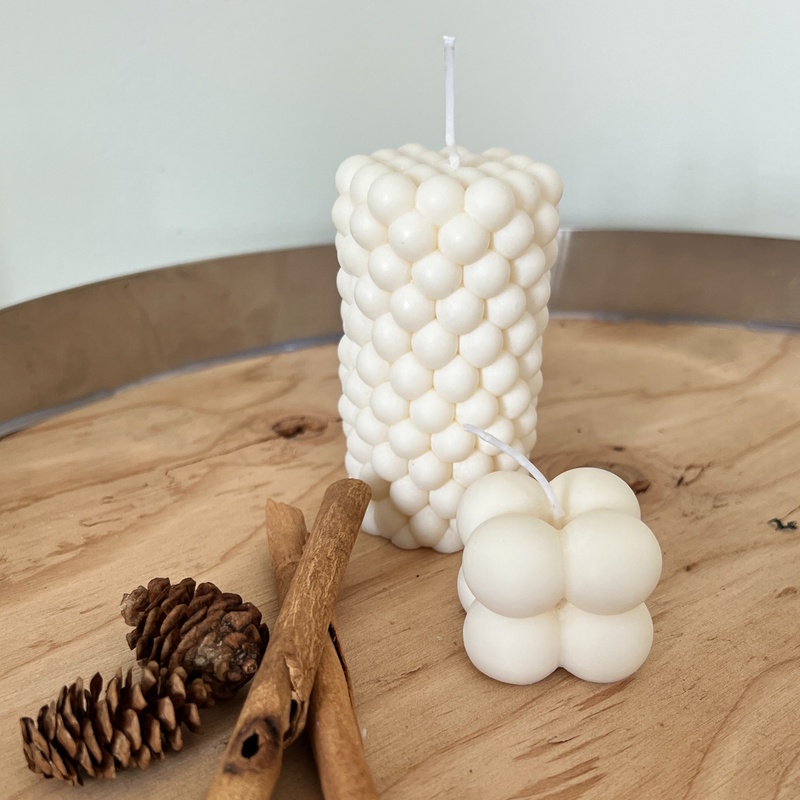 Creative Magic Ball Cylinder Bubble Candle - PoweredByPeople