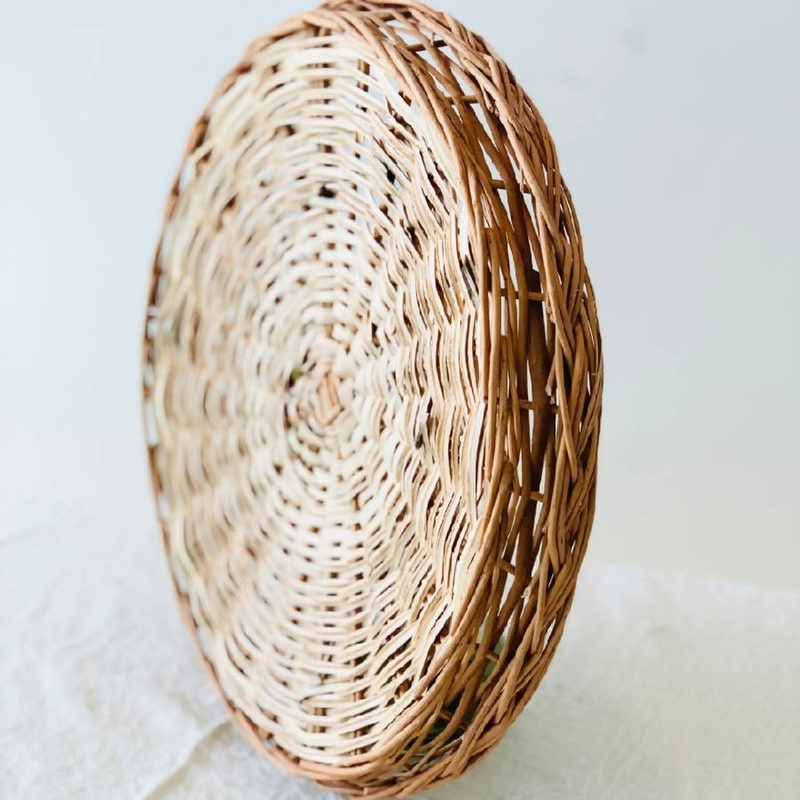 Many Suns Wicker Flat Baskets - PoweredByPeople