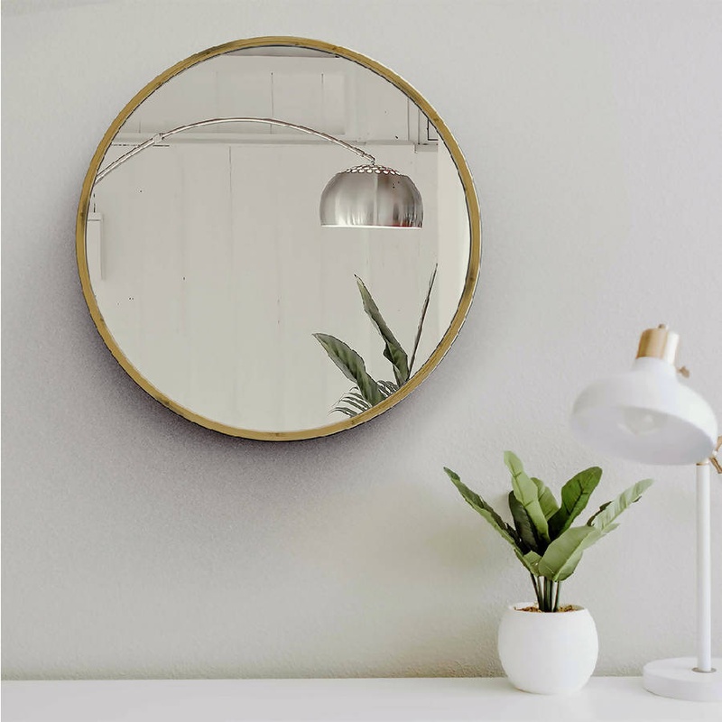 Bamboo Mira Round Mirrors - PoweredByPeople