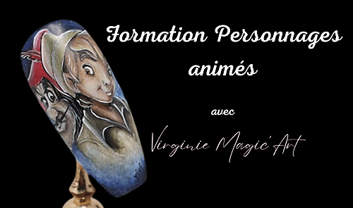 Représentation de la formation : Nail Art - Personnages animés