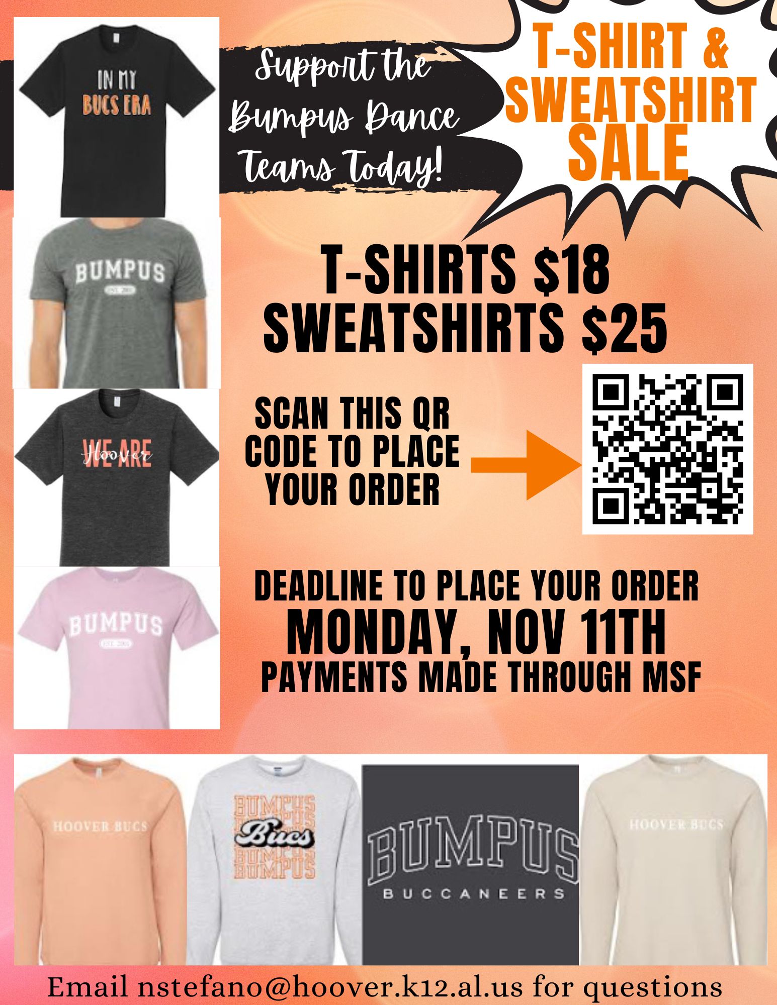 Dance Team Spirit Wear Sale