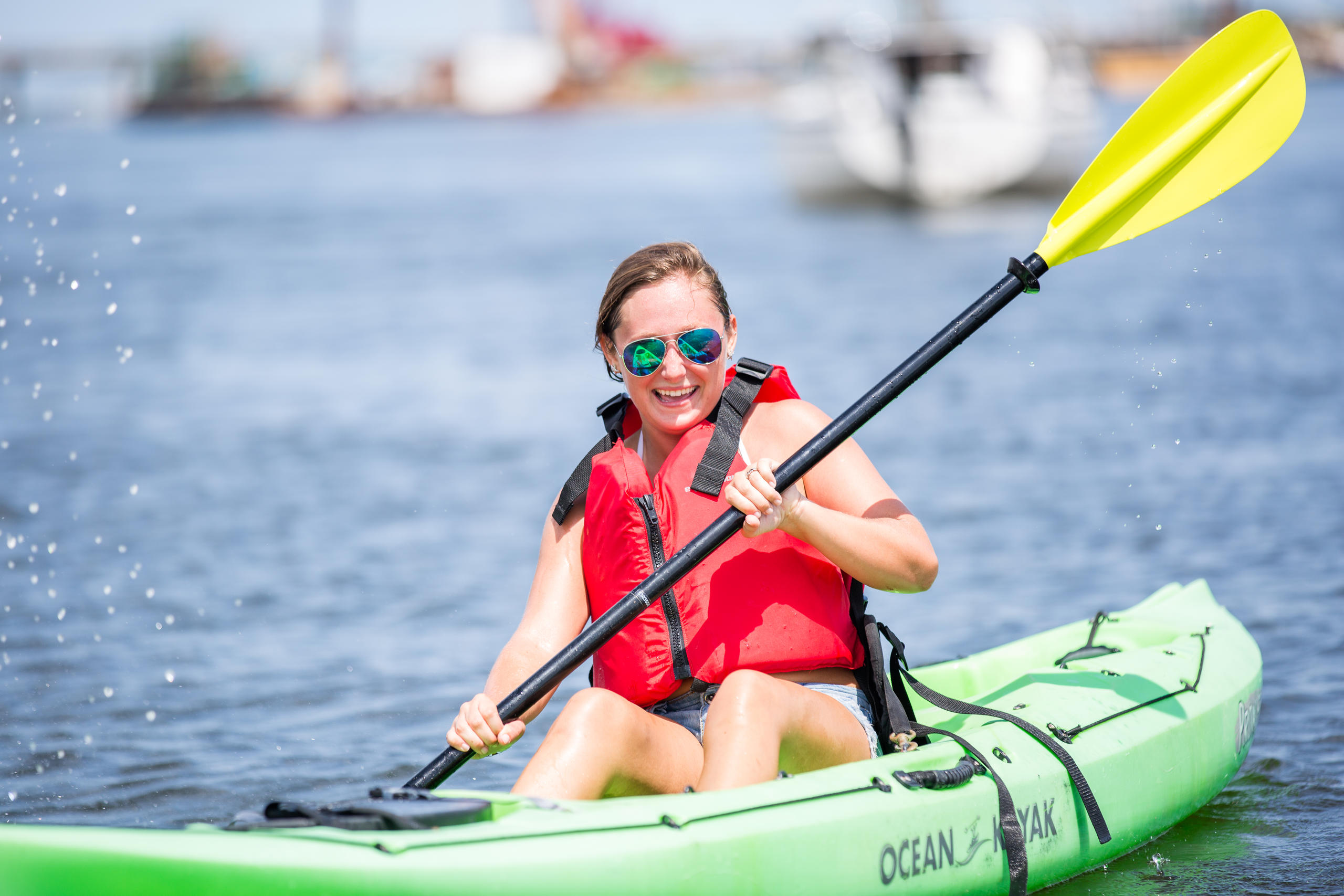 Guided Peanut Island Kayak Tour with optional Snorkeling