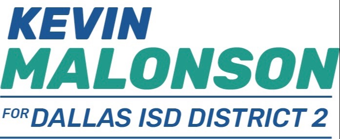 Kevin Malonson for Dallas ISD logo