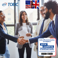 Représentation de la formation : Anglais professionnel - Niveau B2 - Avancé  - TOEIC 