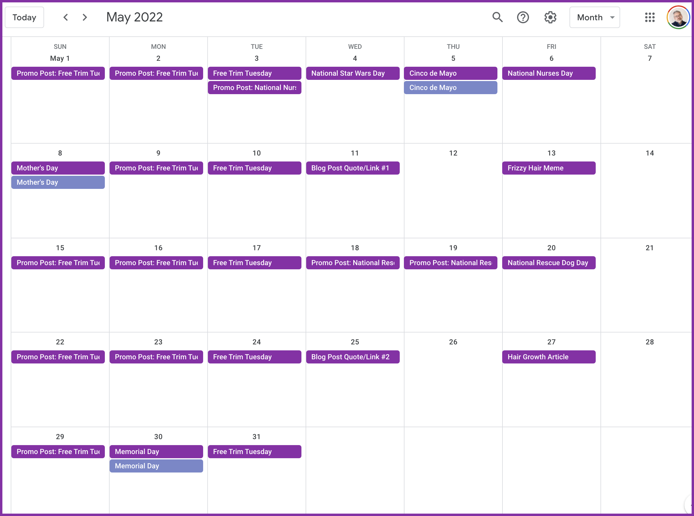 Adding curated content from other sources to your social media content calendar