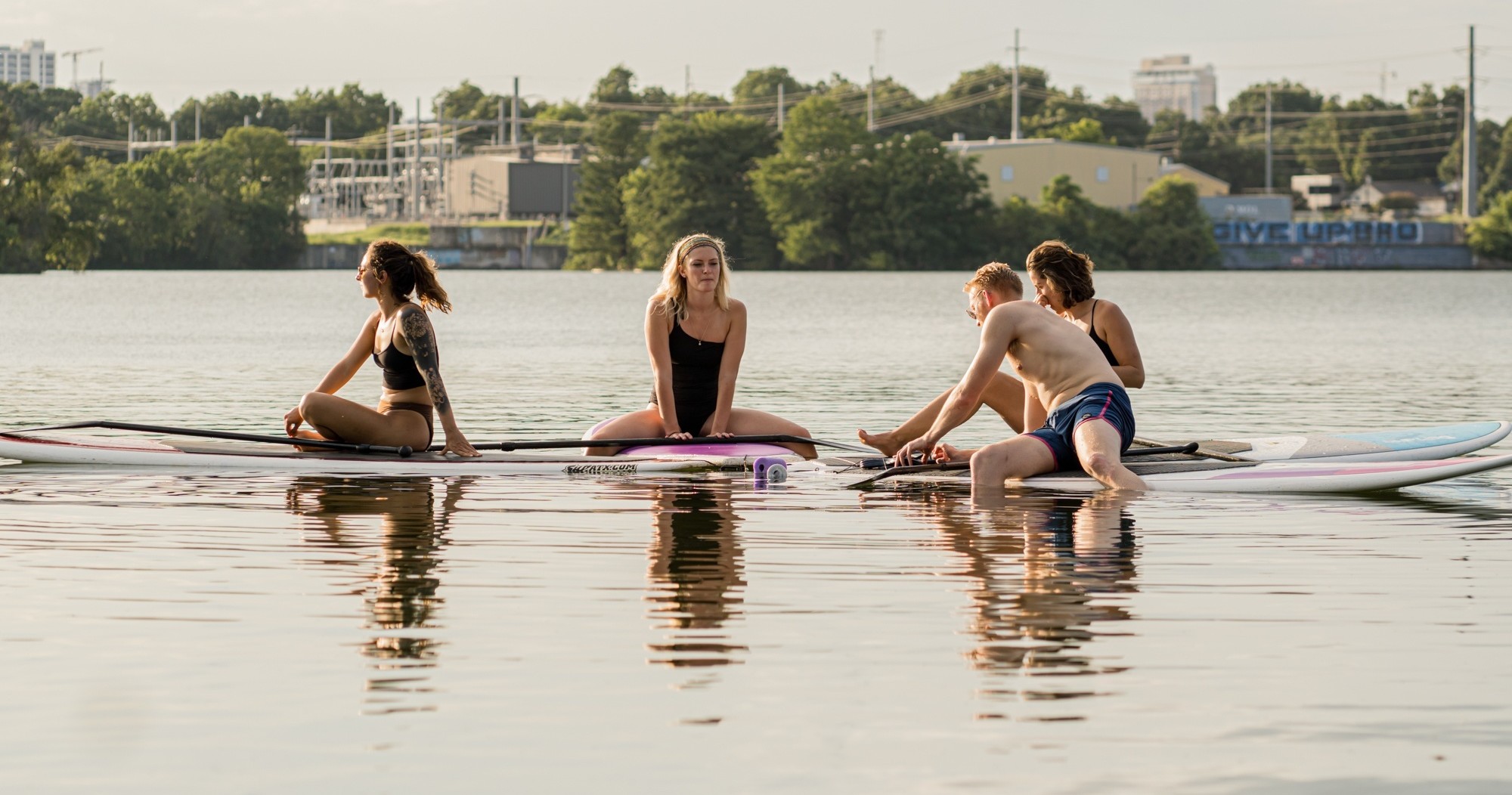 Thumbnail image for Paddle-Board & Kayak BYOB Live DJ Party on Lady Bird Lake's Party Island