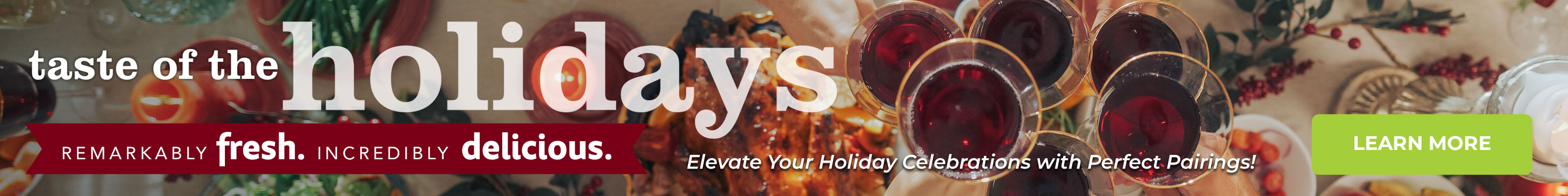 Elevate your holiday celebrations with perfect pairings!