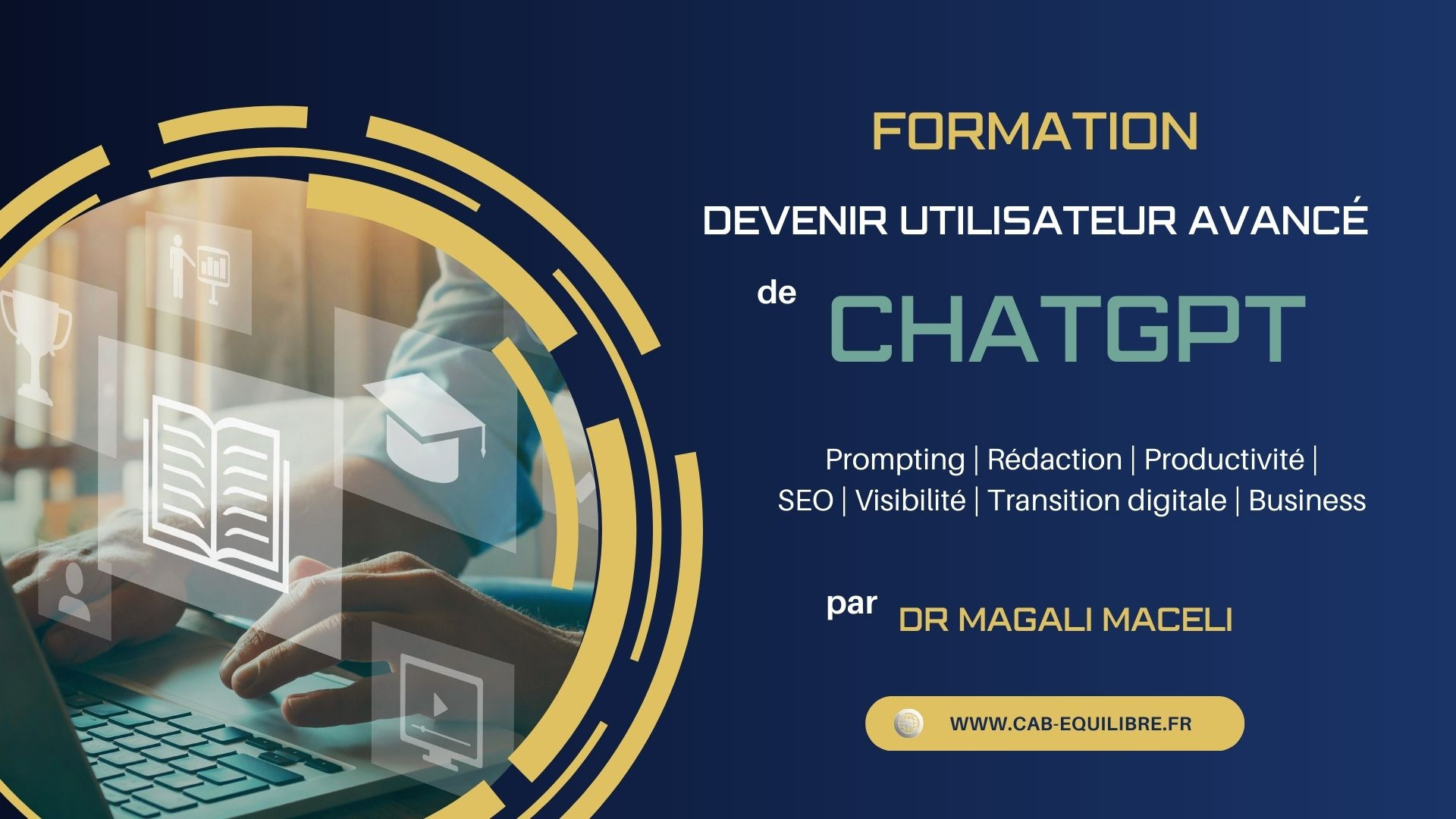 Représentation de la formation : ChatGPT et Intelligence Artificielle (IA) Générative | Devenir utilisateur avancé 