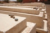 Shmuel Abu Hatzeira Cemetery, Graves With Memorial Pebbles [1] (Erfoud, Morocco, 2010)