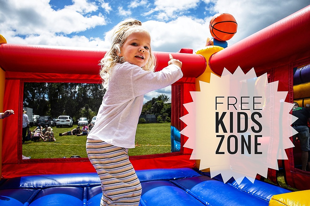 Free Kids Zone at the Kāpiti Food Fair