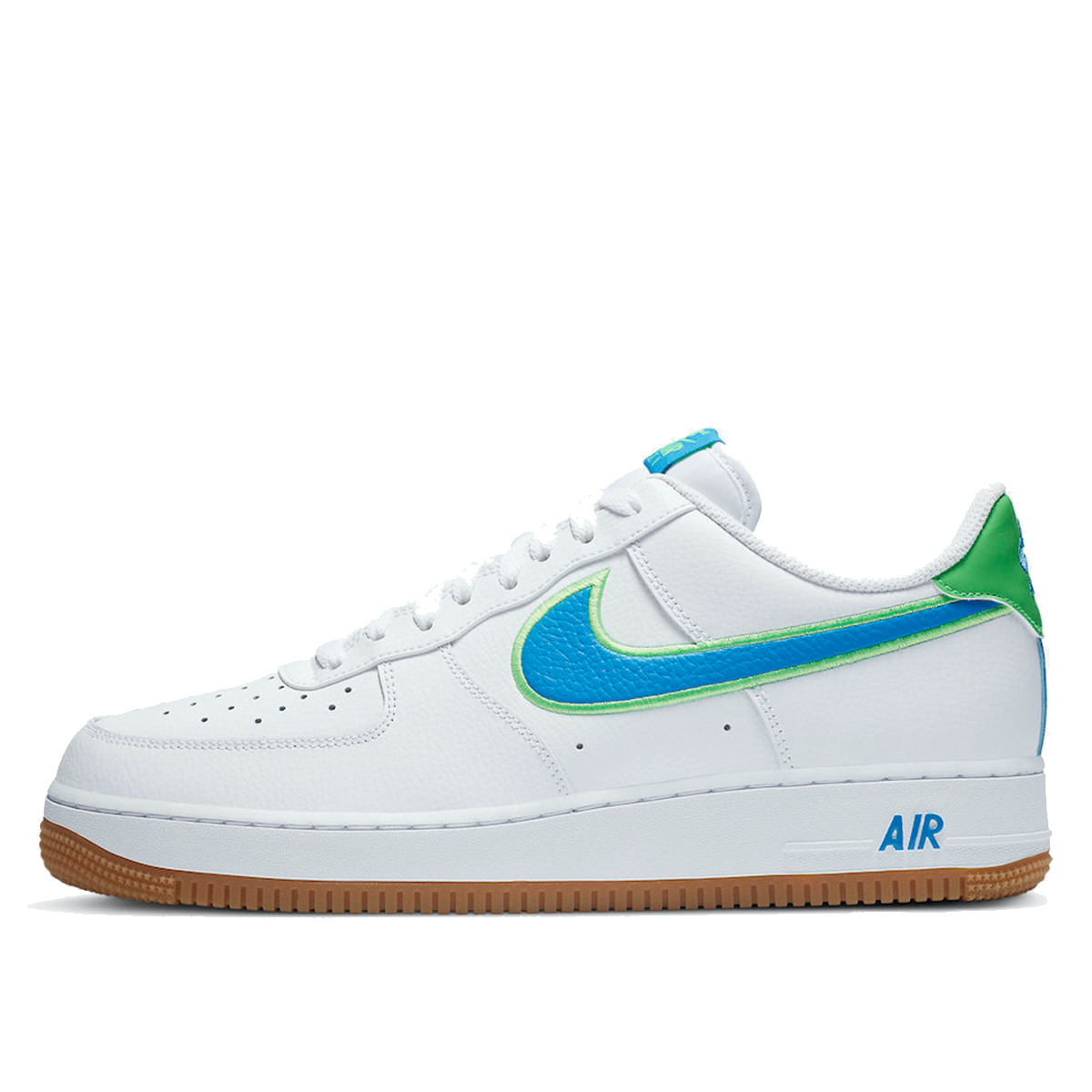 Nike Air Force 1 White Blue Green (2020) | DA4660-100 - KLEKT