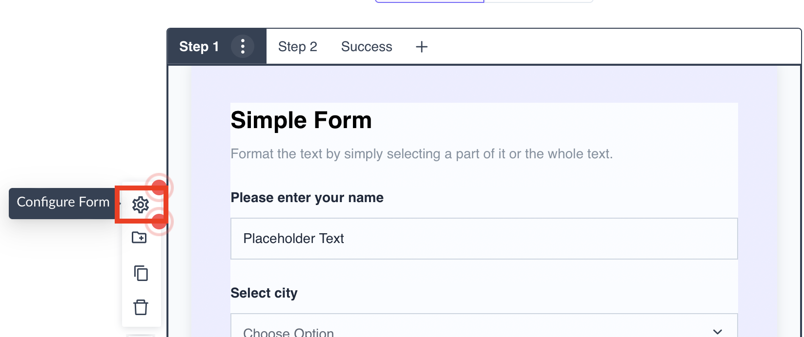 How to use ‘Advanced Configuration’ for forms