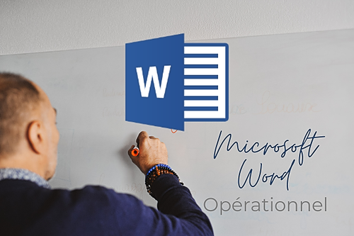 Représentation de la formation : BUREAUTIQUE - Microsoft Word - Niveau opérationnel - 2 jours  - Certification TOSA RS6198