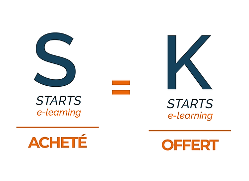 Représentation de la formation : S-Start + K-Start offert  e-learning