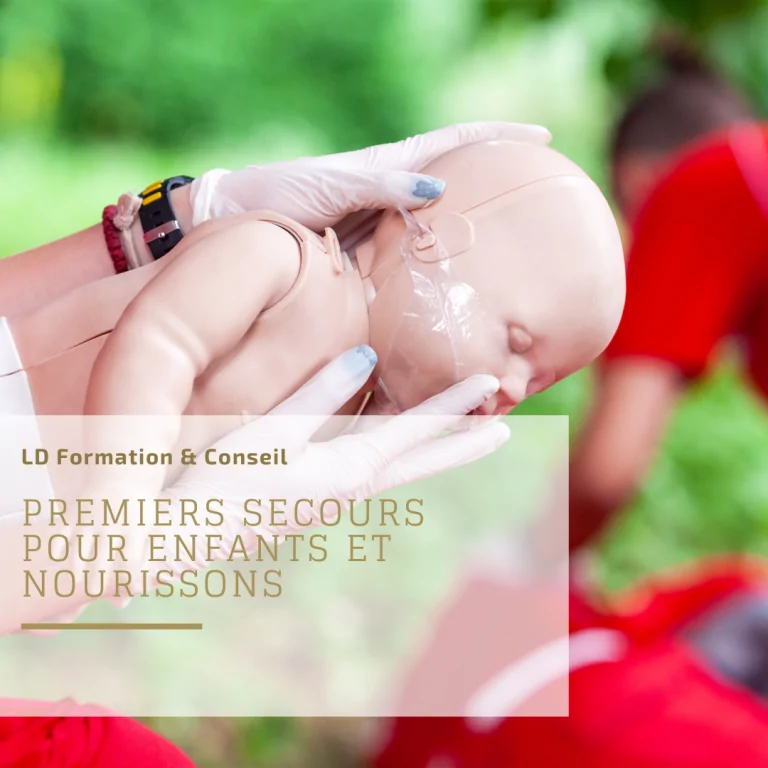 Représentation de la formation : Premiers secours pour enfant et nourrisson