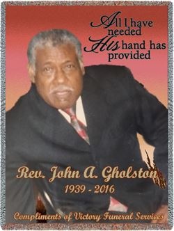 Rev. John Alvin Gholston Profile Photo