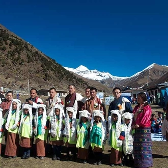 tourhub | Bhutan Acorn Tours & Travel | Bhutan Jomolhari Mountain Festival & Trekking Adventure 