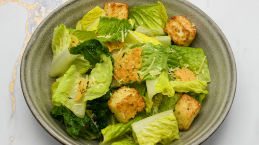 Hearts of Romaine Caesar Salad