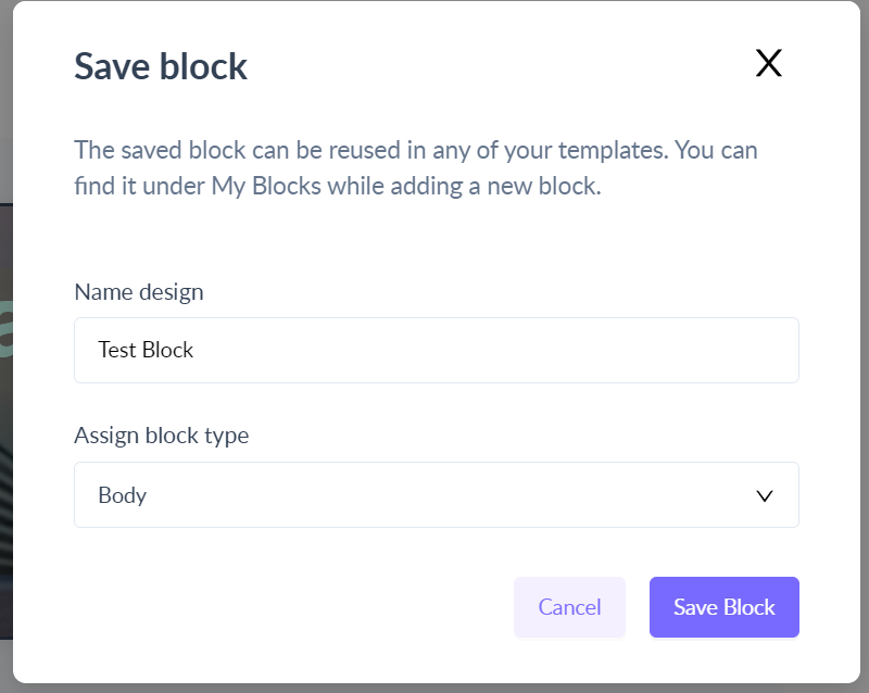 Using Building Blocks in Templates