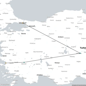 tourhub | Fez Travel | 2025 - Silk Road Explorer Tour | Tour Map