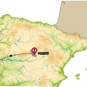 tourhub | Europamundo | Madrid and Lisbon | Tour Map