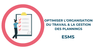 Représentation de la formation : A1 - Optimiser l'organisation du travail des services Etablissements sanitaires, hospitaliers & Médico-sociaux