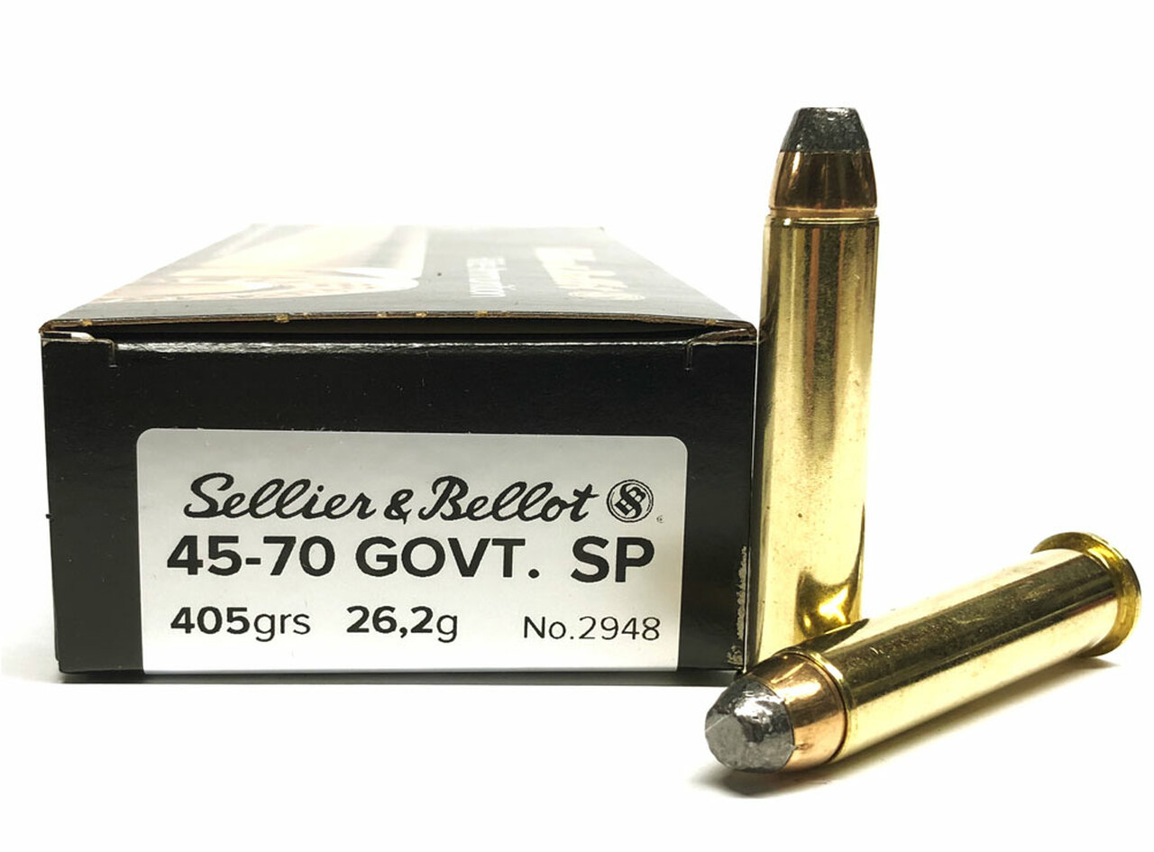 45-70 Gov't 325gr. Brass Monolithic 20rds - Steinel Ammunition Co.