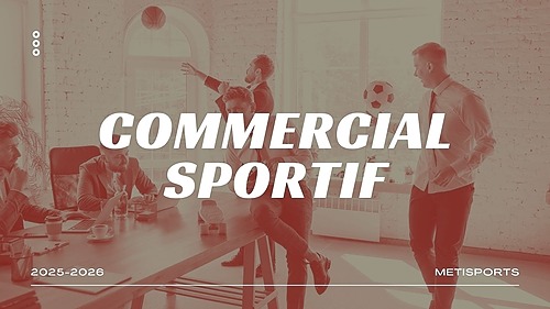 Représentation de la formation : Commerce 3 : Commercial Sportif